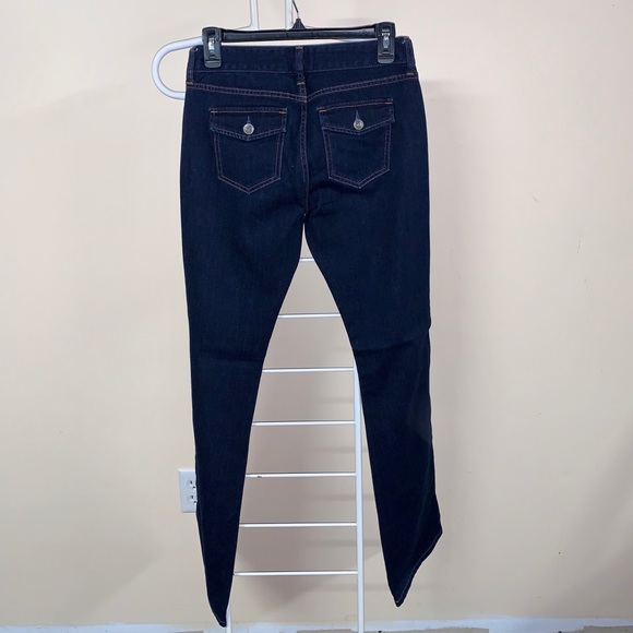 🎉HP🎉 Size 25 New Banana Republic Jeans Dark Denim - Picture 6 of 8